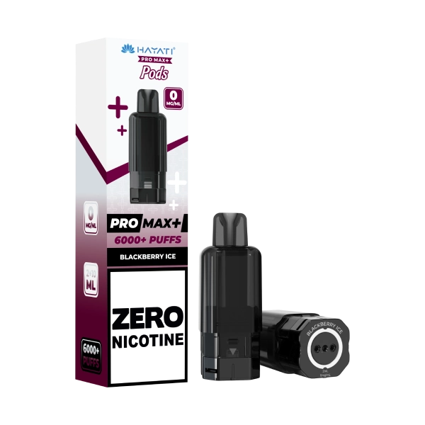 Blackberry Ice Hayati Pro Max Plus 6000 Prefilled Pod Zero Nicotine